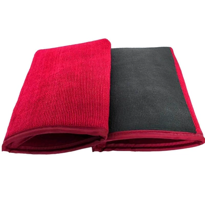 Car cleaning tools – gloves mud grinding cloth 5-inch 6-inch - striped-red-mud-gloves