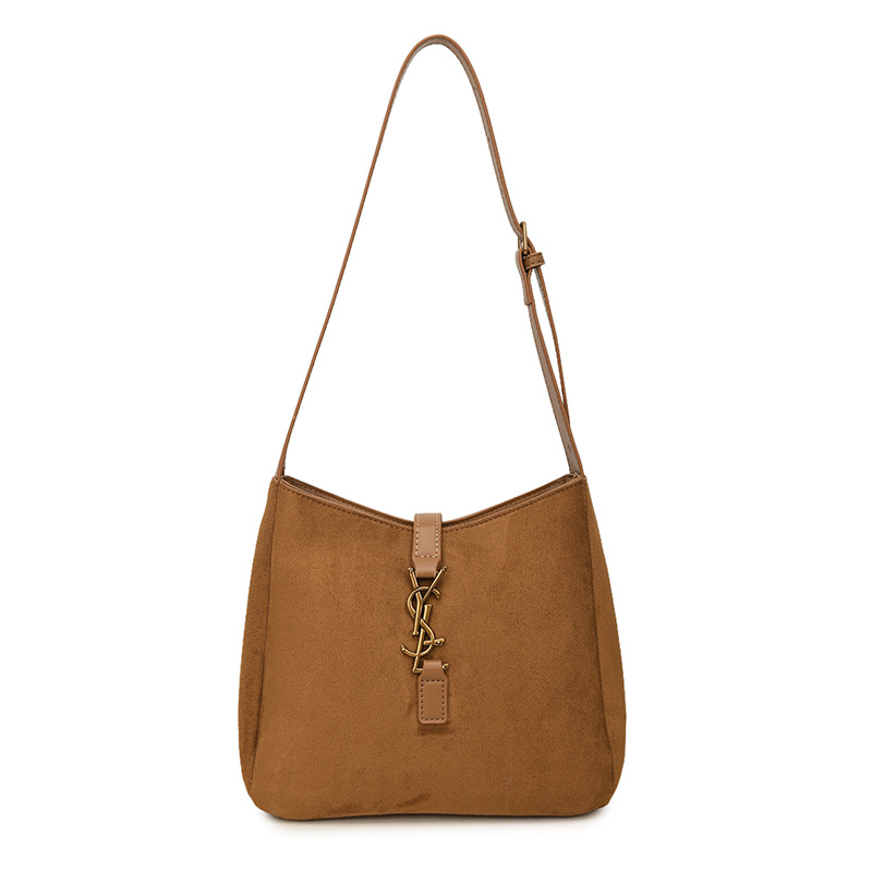 Cross-border Poplar Forest New ROSE Style Underarm Bucket Bag Large Capacity Shoulder Commuter Women's Bag - Thumbnail 7