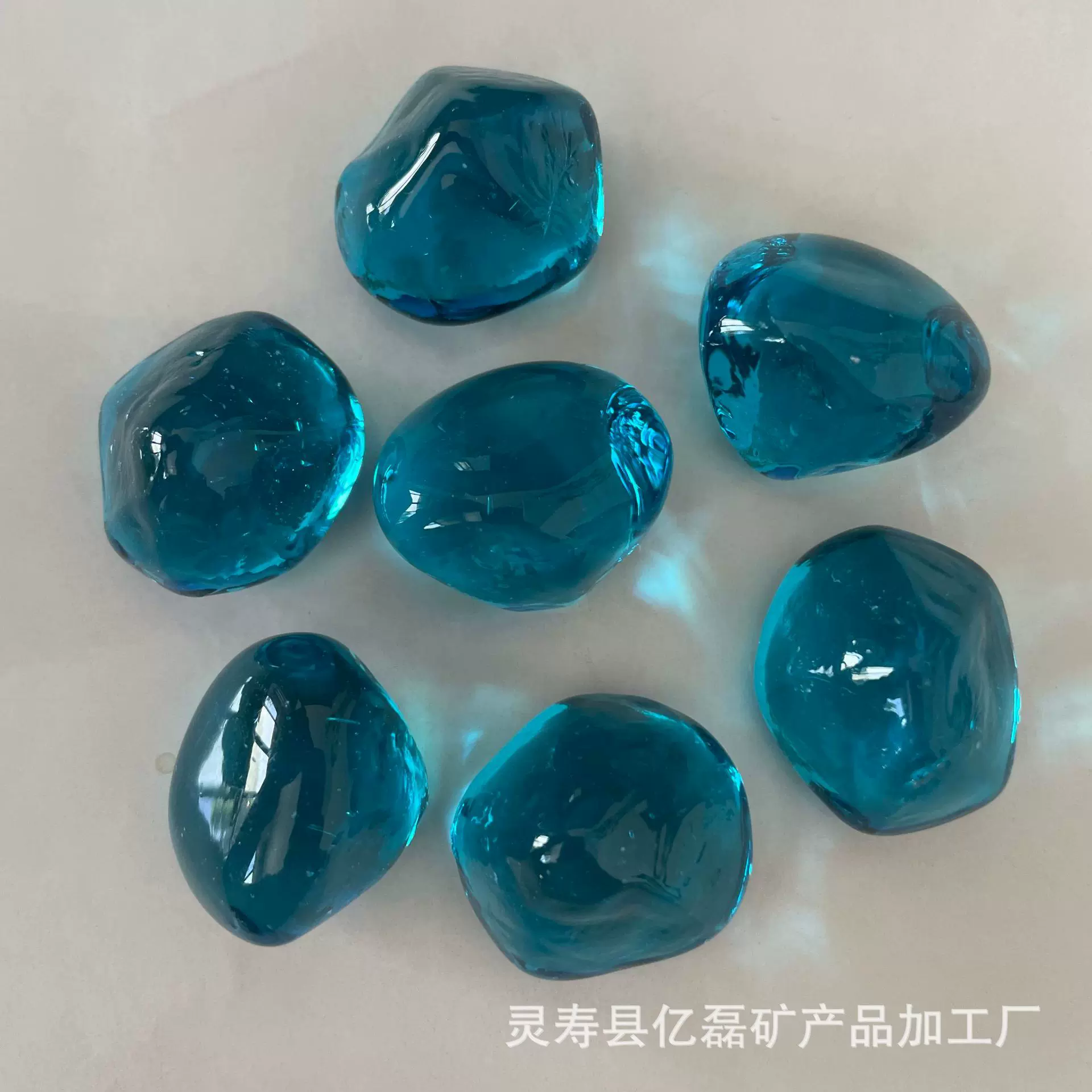 雨花石 考古挖宝钻石 花卉装饰建筑用玻璃钻石工艺品 现货速发