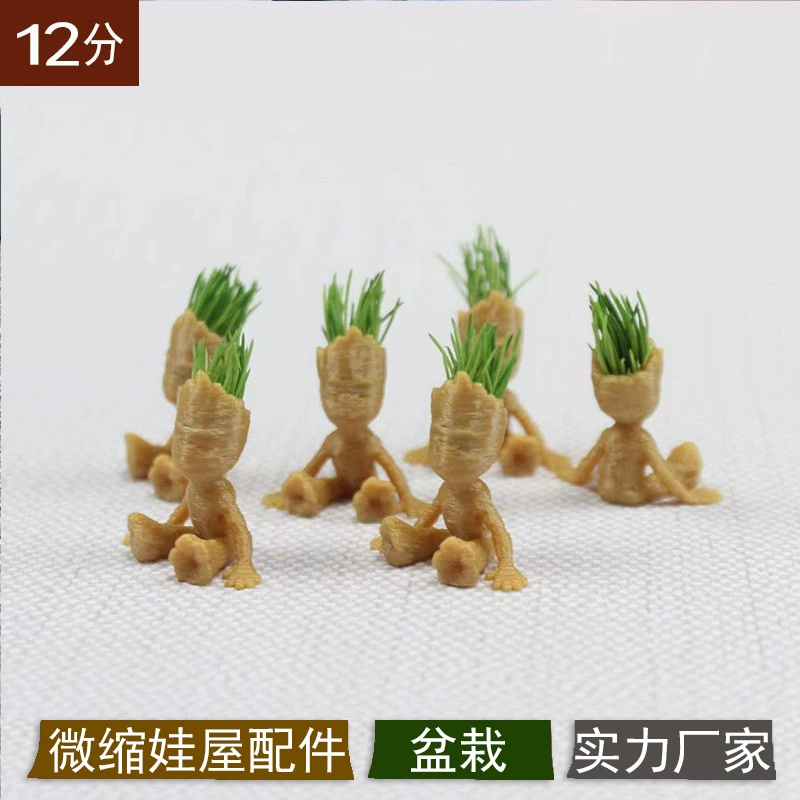 1 12 Кукольный домик Аксессуары слегка уменьшенные Рут в горшке DIY модель сцены мини-симулятор бонсай зеленая посадка модель