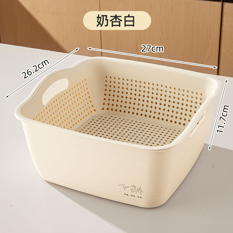Shiyue キッチンシンク排水バスケット二層肥厚フルーツプレートホームリビングルームコーヒーテーブル排水バスケットメーカー在庫|undefined