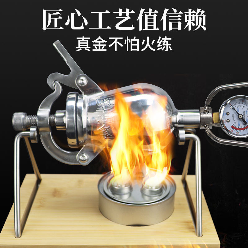 Automatic Hand-Cranked Amplifier Small Mini Overnight Popcorn Machine Commercial Household Machine Popcorn Popcorn