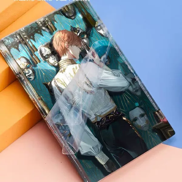 Acrylic card bricks, anime fan-made custom-printed layered bricks, personalized creative desktop decorations, custom-made