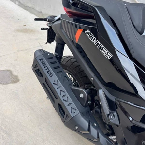 Zontes 368g üçün dəyişdirilmiş motosiklet qaz borusu qoruyucu örtükləri, paslanmayan polad istilik qalxanı