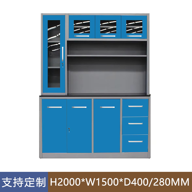 Amazon Hot Sale Metal Cabinet Kitchen Comedor Hotel Salón Armario de almacenamiento armario de almacenamiento multifuncional