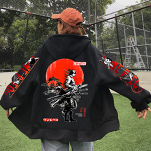 2025 Hot Anime Zoro Zipper Sweatshirt Men Women Pullover Top