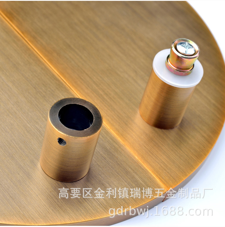 古铜色雕刻门把手中式玻璃门木门把手实心铝板定制对装