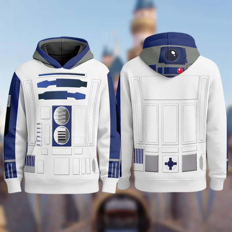 Halloween Star Wars Disfraces Juegos de rol 3D Hooded Robots Disfraces Galaxy Edge