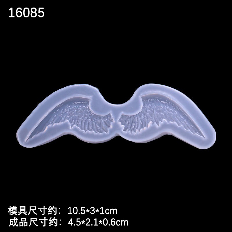 Espejo hecho a mano material cristal epoxi UV pegamento Mesa teléfono móvil Shell decorativo alas de plumas molde de silicona líquida