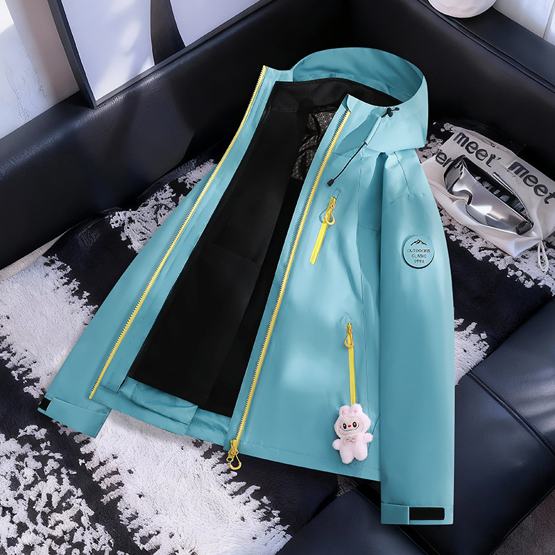High-quality 15-color Camelback new three-in-one couple's windbreaker jacket, windproof and rainproof, with hood, can be printed with logo High-quality 15-color Camelback new three-in-one couple's windbreaker jacket, windproof and rainproof, with hood, can be printed with logo