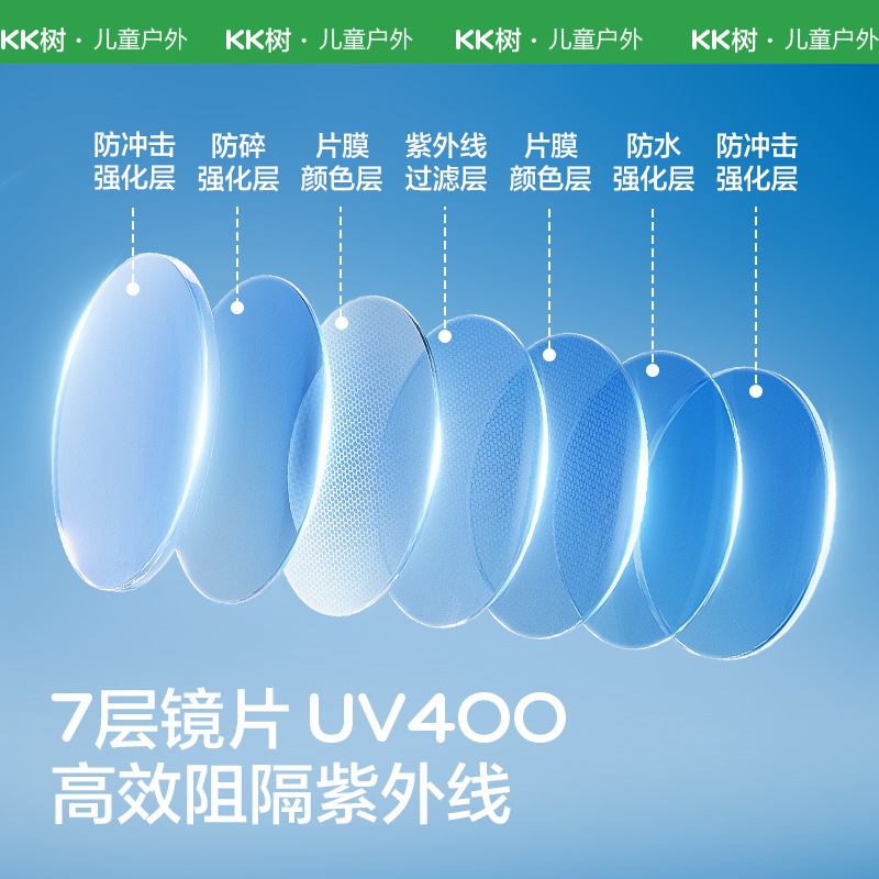 KK árbol gafas de sol para bebés no dañan los ojos gafas de sol para bebés pequeños gafas de sol polarizadas anti-UV nuevas
