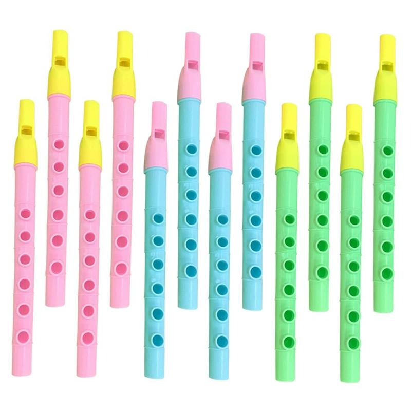 16-сантиметровая большая шестикратная флейта (скрипка) с шестью отверстиями, детский музыкальный инструмент, пластиковая флейта с 6 отверстиями для учащихся начальной и средней школы