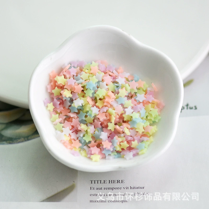 Cream ceramics, slime, accessory, with snowflakes, handmade