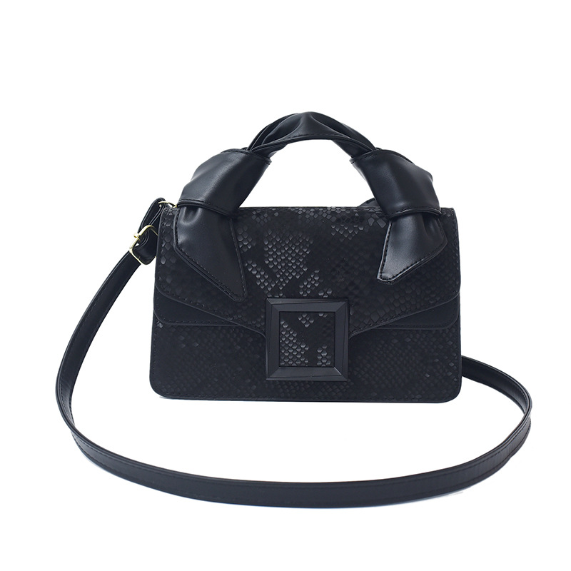 Bolso de textura transfronteriza 2025 verano nuevo bolso femenino bolso de hombro con estampado de piel de serpiente de alta calidad bolso de mensajero de moda retro