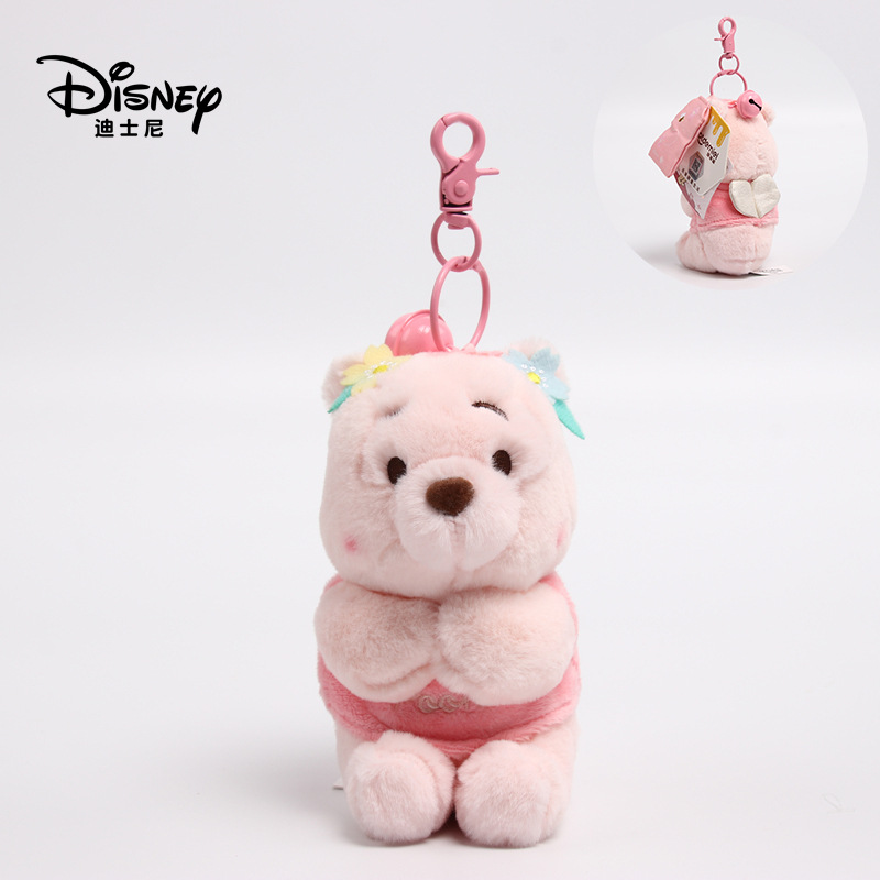 Colgante de 12cm Flower Fairy Winnie the Pooh (tres flores en la cabeza) HWJD694