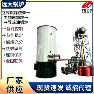 烧柴导热油锅炉沥青罐烘箱加热专用立式100万大卡生物质导热油炉