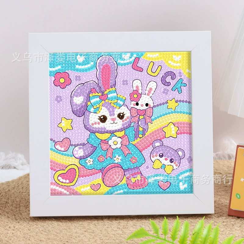 Набор для алмазной вышивки (Sanrio) Пикачу в раме, 17×17 см, комплект для полного стежка DIY
