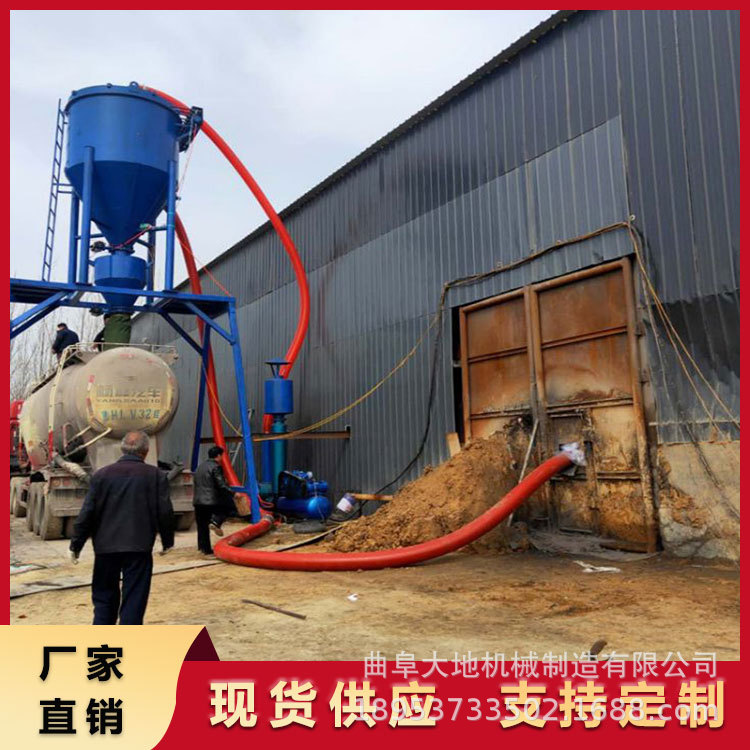 圆筒库水泥清库吸灰机 石灰石粉装罐车气力吸灰机 厂家报价