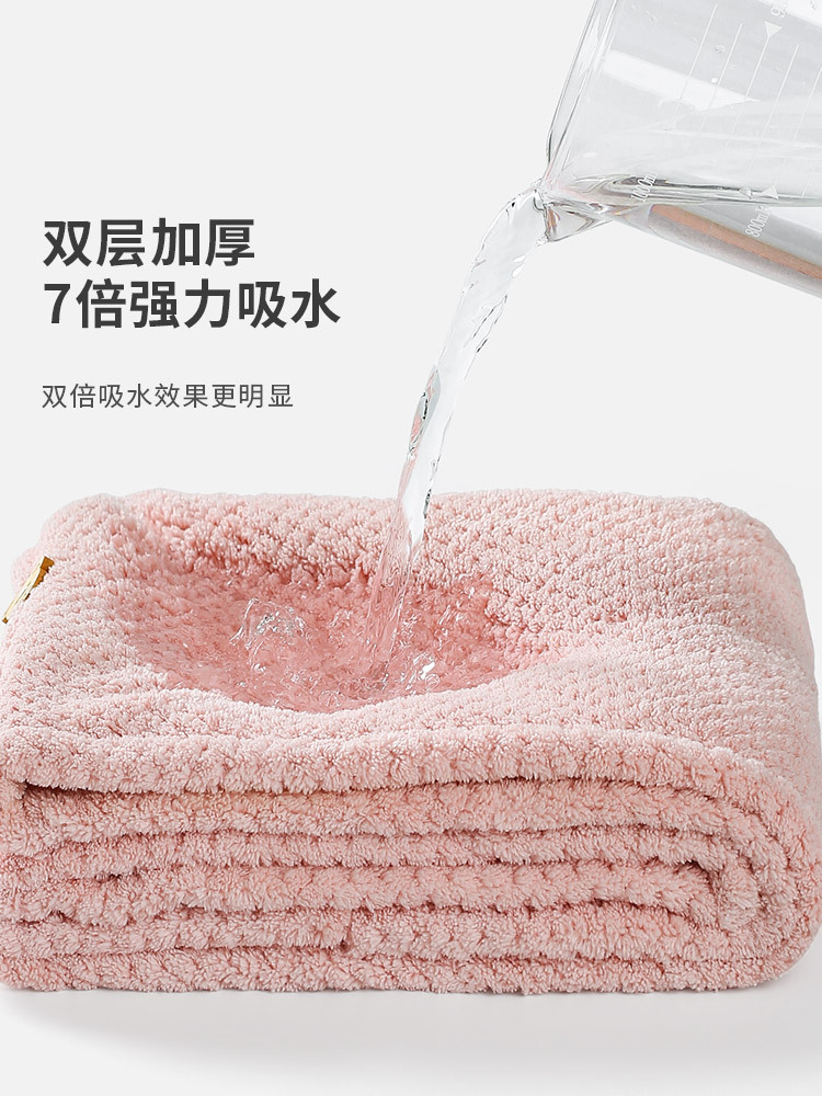 A5L干發帽吸水2021新款洗頭髮速干毛巾包頭女加厚浴帽擦頭巾可愛