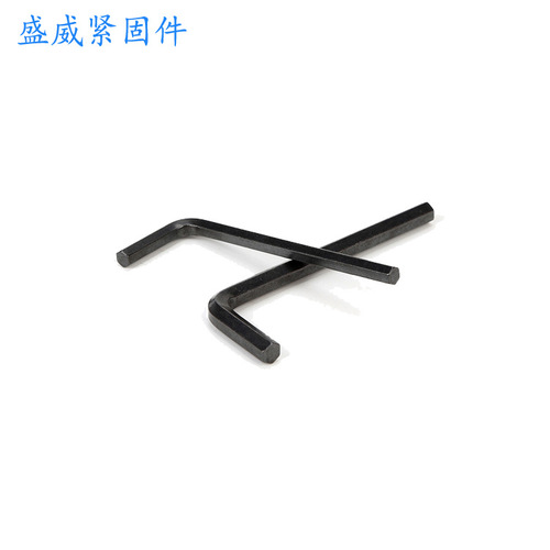 Manufacturer's medium carbon steel flat head hexagonal wrench L-type industrial flat head hexagonal wrench