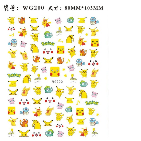 cartoon nail stickers for nails