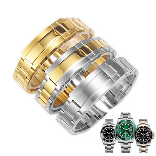 Rolex Metal Strap Daytona Black Green Submariner Solid Stainless Steel Submariner Stainless Steel Strap 2021mm