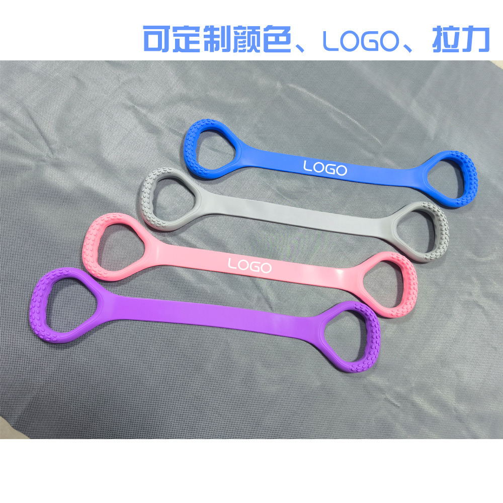 Banda de tensión de silicona Dispositivo de tensión de 8 palabras hombro abierto belleza espalda casa yoga fitness banda elástica brazo entrenamiento de fuerza Camilla