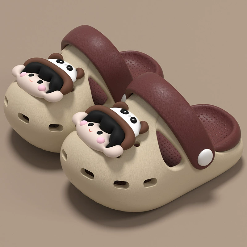 Баотоу мультфильм детские тапочки лето 2025 новый стиль 1-10 лет детское детское отверстие обувь для мальчиков и девочек сандалии