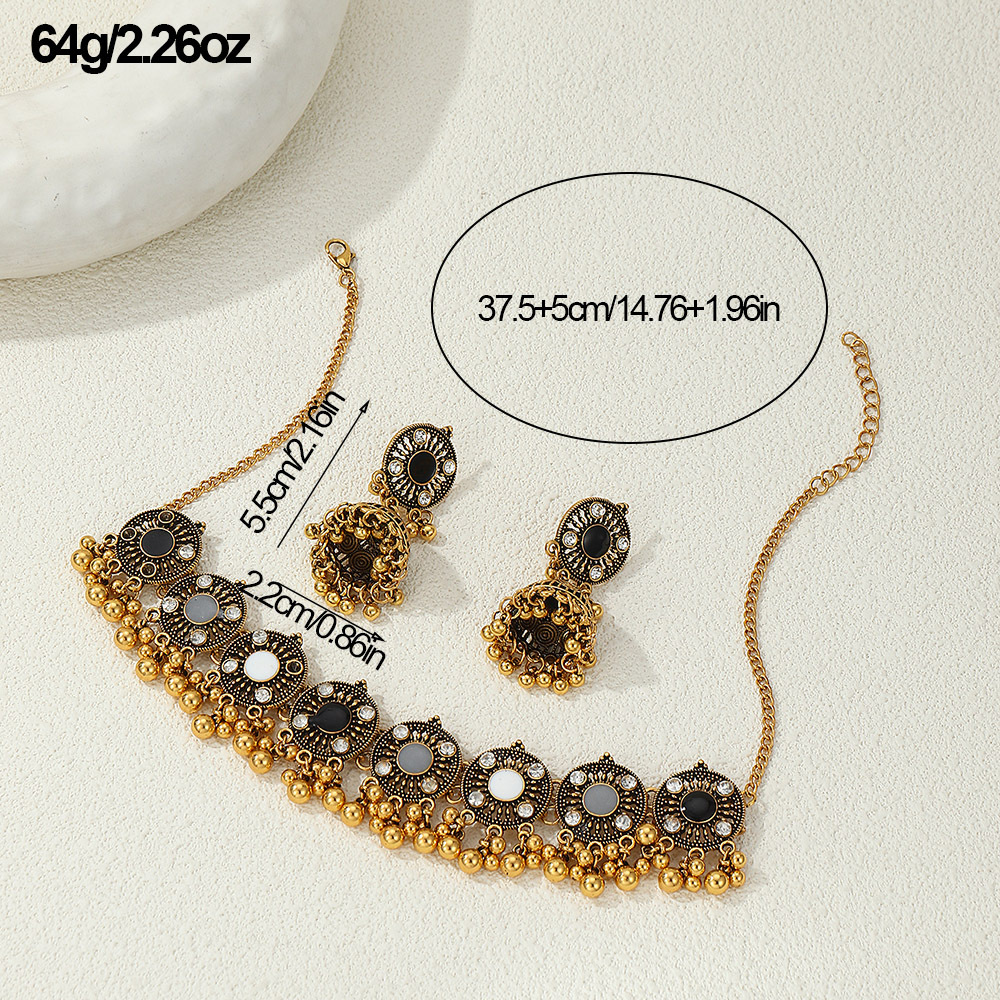 Set collana e orecchini in metallo gioielli di moda per donna_voghion.com