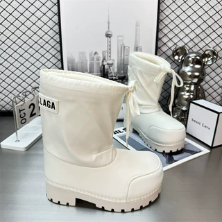【现货】滑雪系列雪地靴男女同款厚底增高大头鞋2025新款网红冬季