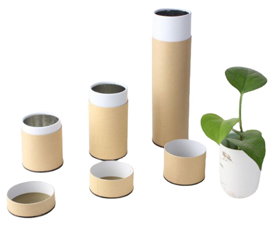 佛山源头厂家牛皮纸茶叶罐铝箔纸食品包装铁盖子马口盖纸筒盒定制