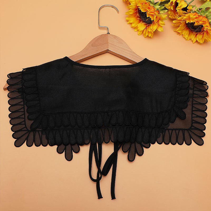 Nuevo ergena bordado por computadora bordado muñeca collar flor collar transfronterizo productos exclusivos para decoración DIY