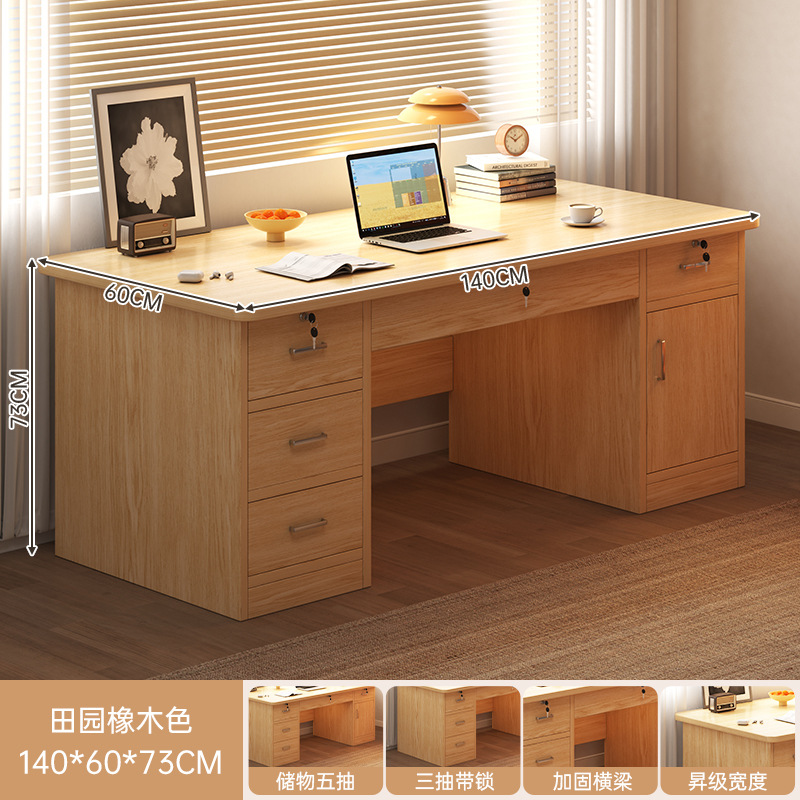 Escritorio de escritorio de computadora escritorio doméstico escritorio moderno simple escritorio con cajón escritorio de escritorio dormitorio estudiantil escritorio
