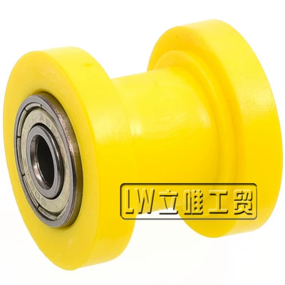 Other brake systems – sliding wheel - guide-sprocket-yellow-inner-diameter-10mm