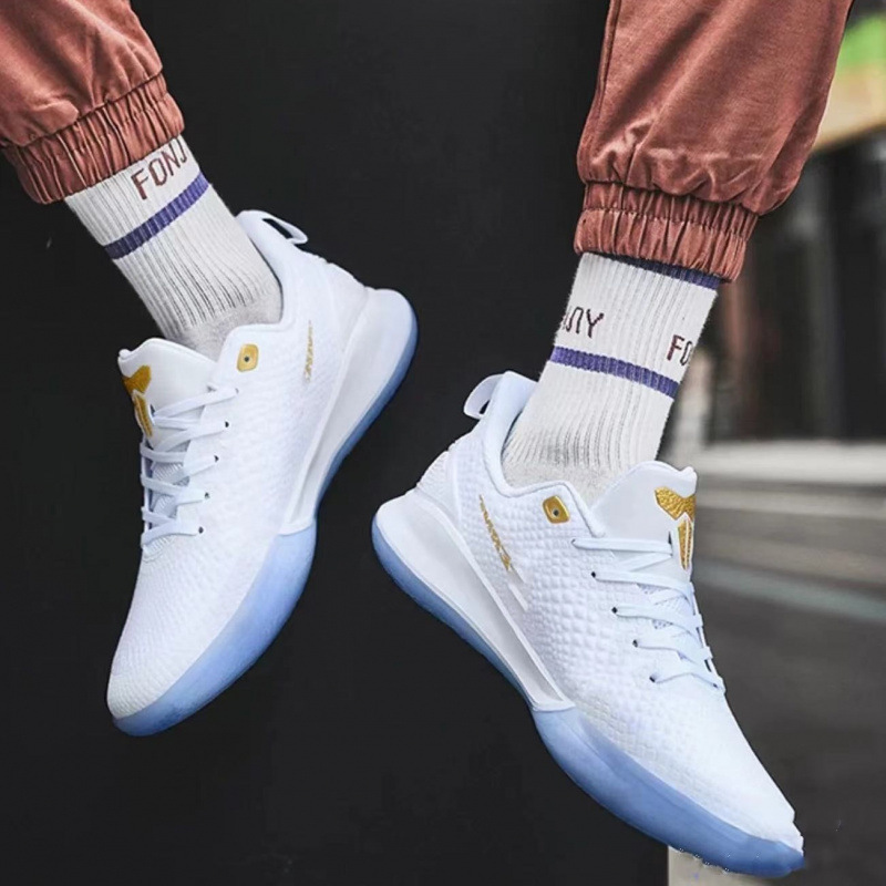 Putian Shoes Kobe Black Mamba 5Th Generation Basketball Shoes Kobe5 Full Palm Air Cushion Shock-Absorbing Wear-Resistant Anti-Slip Men's and Women's Sports Shoes