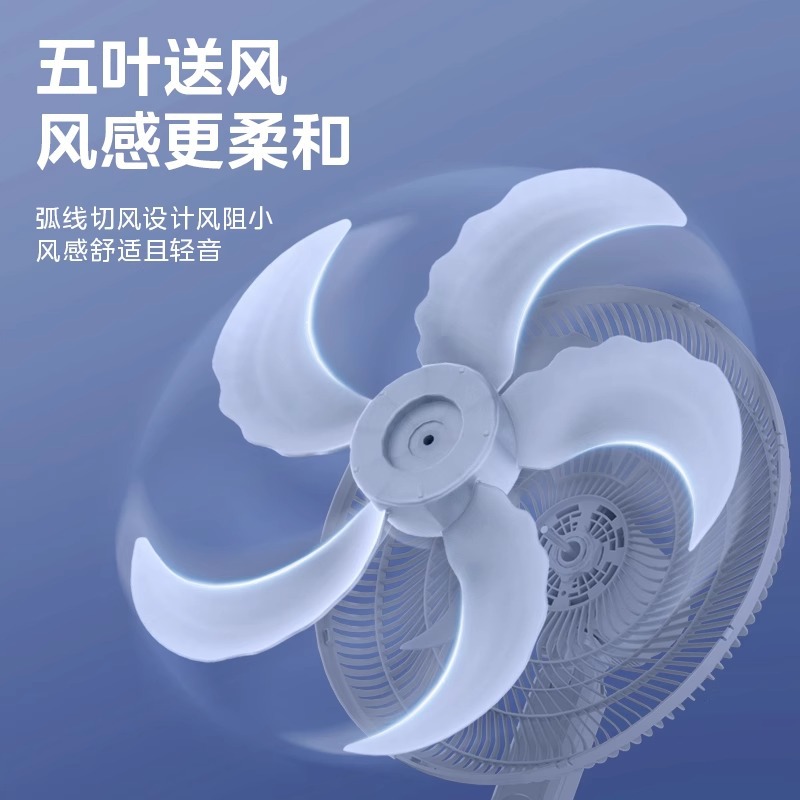 Напольный вентилятор Midea с пластиковыми лопастями