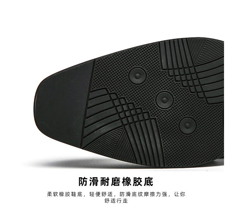 Giày sandal da nam cỡ lớn mũi vuông, quai ngang khóa cài, thoáng khí nhẹ nhàng — 5671 màu nâu, 5671 màu đen chi tiết 9