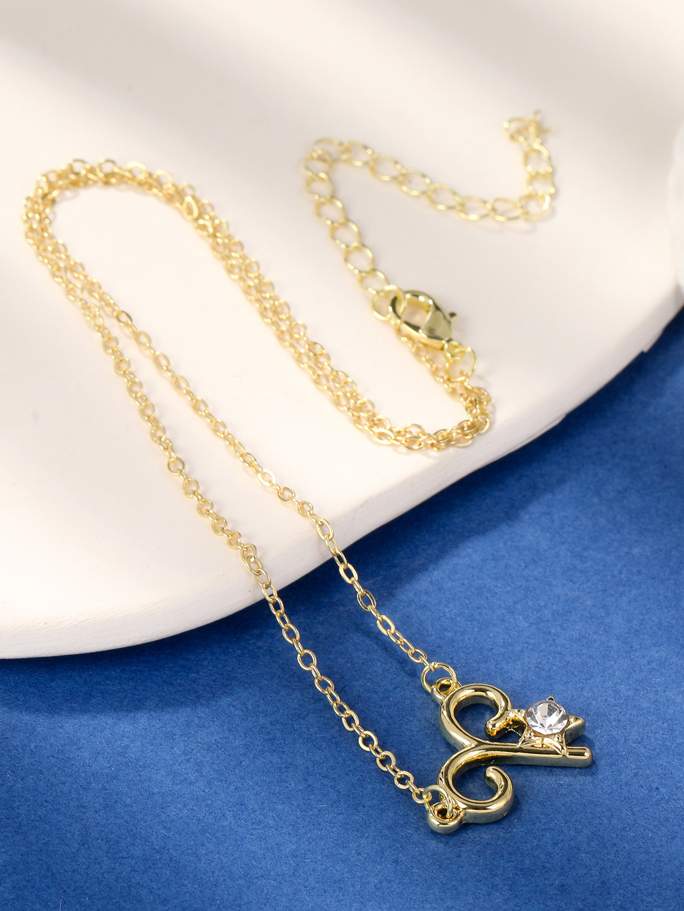 Fashion Constellation Alloy Plating Inlay Rhinestones Womenu0027S Necklace 1 Piece