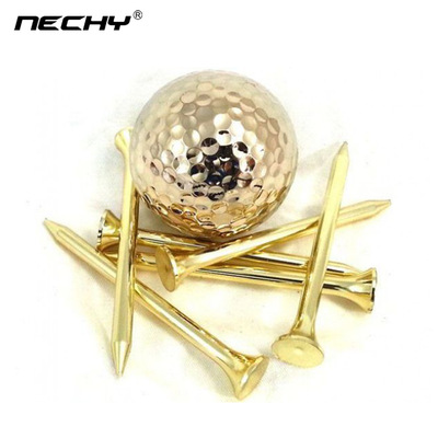 Cross border Golf tee Metal tee silvery woodiness plastic cement sale golf combination parts Supplies