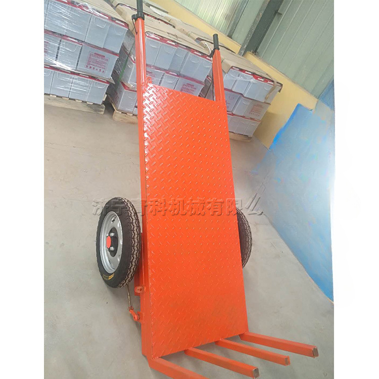 供应电动手推平板运砖车 建筑施工泡沫砖转运平板车 出窑用干坯车