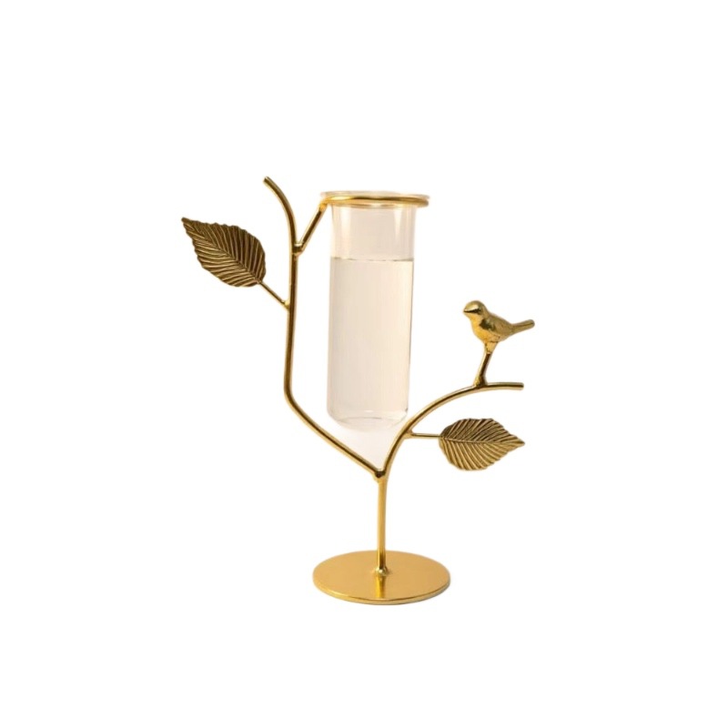 Creativo vasos de vidrio hidropónicos flores secas decoración de escritorio decoración artesanía decoración de escritorio para casa