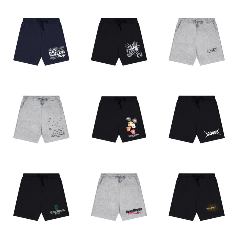 Cross-Border Foreign Trade Maison Margiela Summer Digital Embroidery Loose Drawstring Casual Shorts Cross-Border Foreign Trade Maison Margiela Summer Digital Embroidery Loose Drawstring Casual Shorts