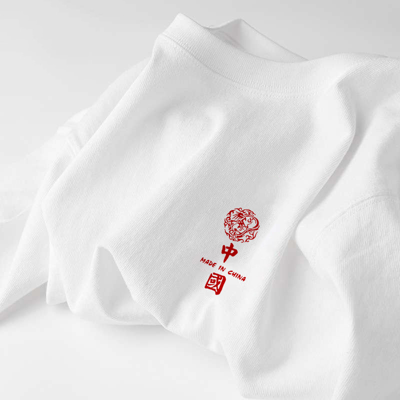 Short-sleeved white small new China