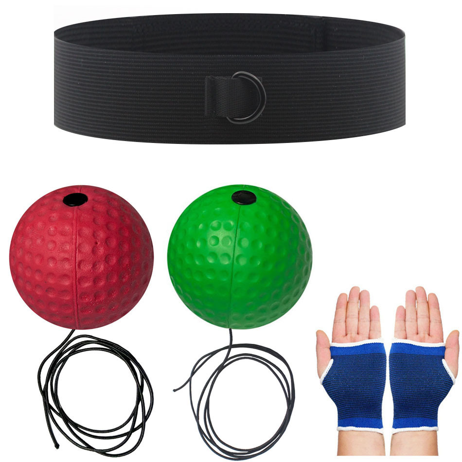 Bola de reacción de boxeo montada en la cabeza Descompresión Bola de fuga Bola de velocidad mágica Entrenamiento para adultos y niños Fitness Entretenimiento Inicio