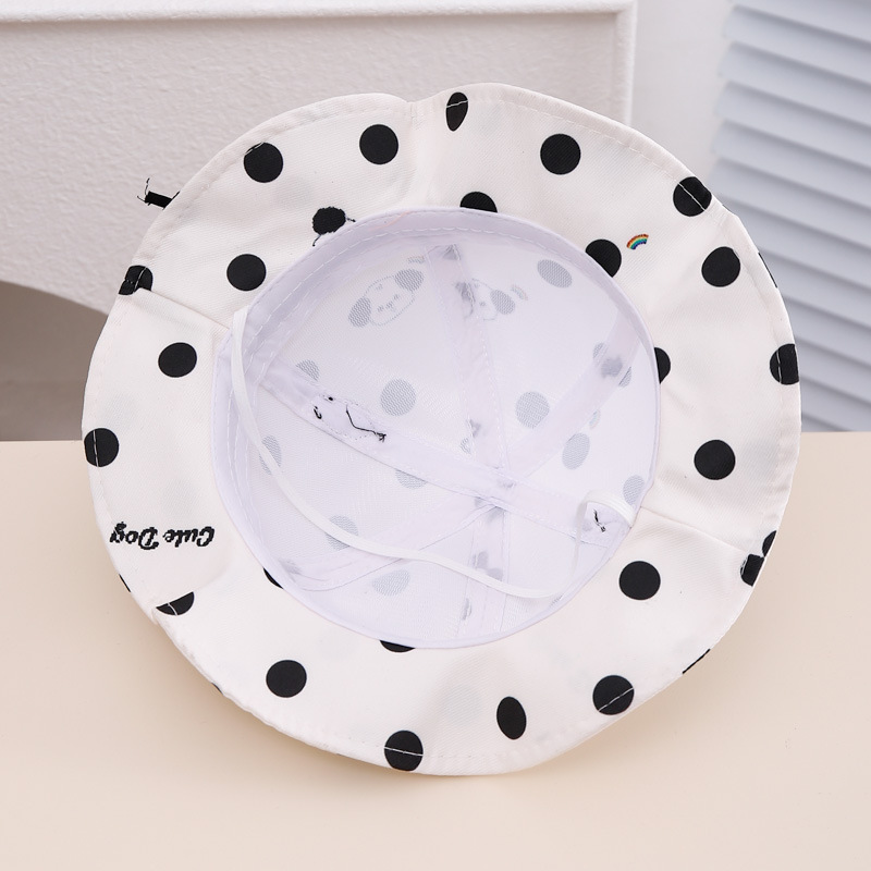 Sombrero de bebé encantador impresión oso lindo primavera y otoño bebés hombres y mujeres sombrero pescador sombrero de primavera para bebés sombrero de bañera sombrero de sombra