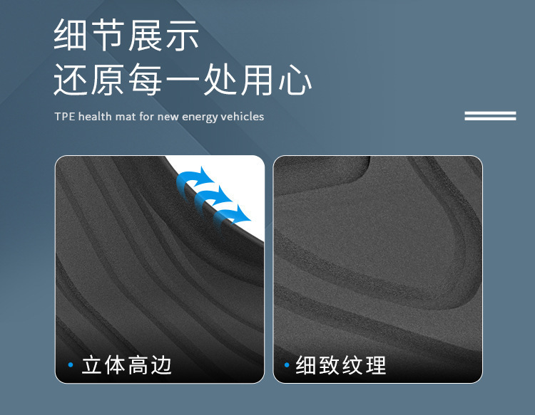Floor Mats for 23 Wuling Air EV Right Rudder TPE Waterproof Trunk Mat