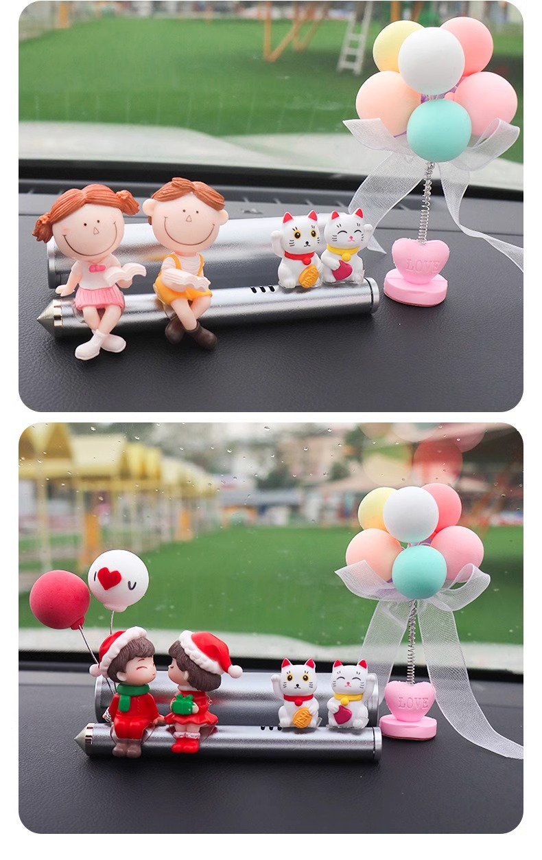 Car Parking Number Plate Temporary Parking Phone Plate Creative Cute Cartoon Internet Celebre Car Moving Couple Decoration