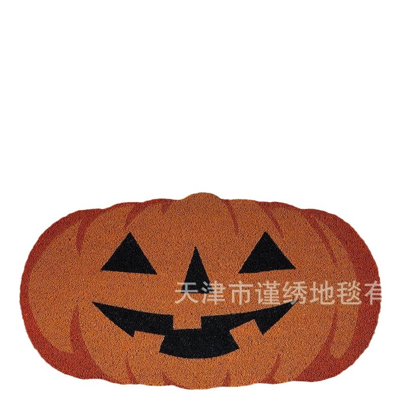 クロスボーダーのハロウィンのかぼちゃはカシミヤのドアのマットをまねます。|undefined