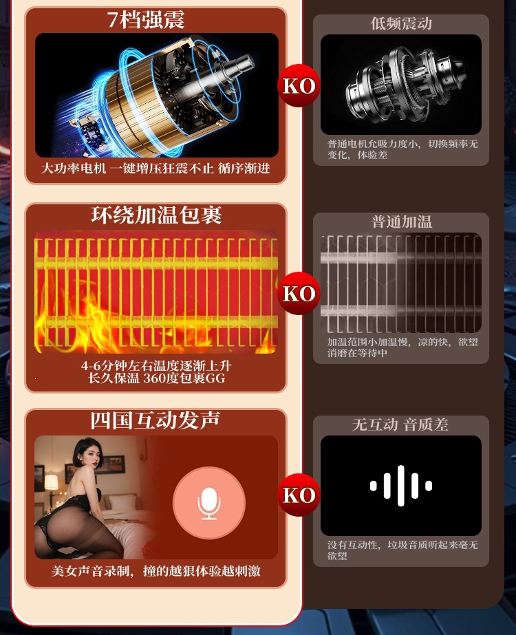 Jiuai Corgi Hip Gen 2 Male Masturbator with Voice Control, Dual-Channel TPE, Skin Tone — detail image 17
