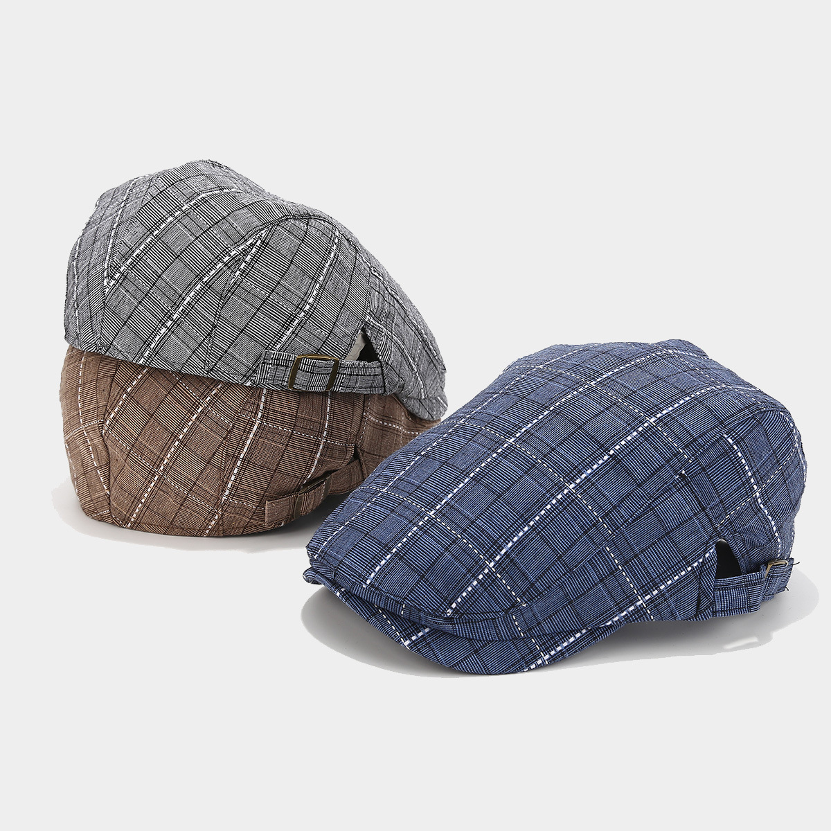 Primavera nuevo clásico retrogrado retro sombrero de avance estilo americano para hombres herramientas gorra de boca de pato mujer contra la moda sombrero de boina